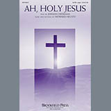 Download or print Howard Helvey Ah, Holy Jesus Sheet Music Printable PDF -page score for Hymn / arranged SATB SKU: 156858.