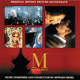 Download or print Howard Shore M. Butterfly (Main Title Theme) Sheet Music Printable PDF -page score for Film/TV / arranged Piano Solo SKU: 1313398.