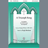 Download or print Hugh Benham A Triumph Song Sheet Music Printable PDF -page score for Sacred / arranged SATB Choir SKU: 430957.