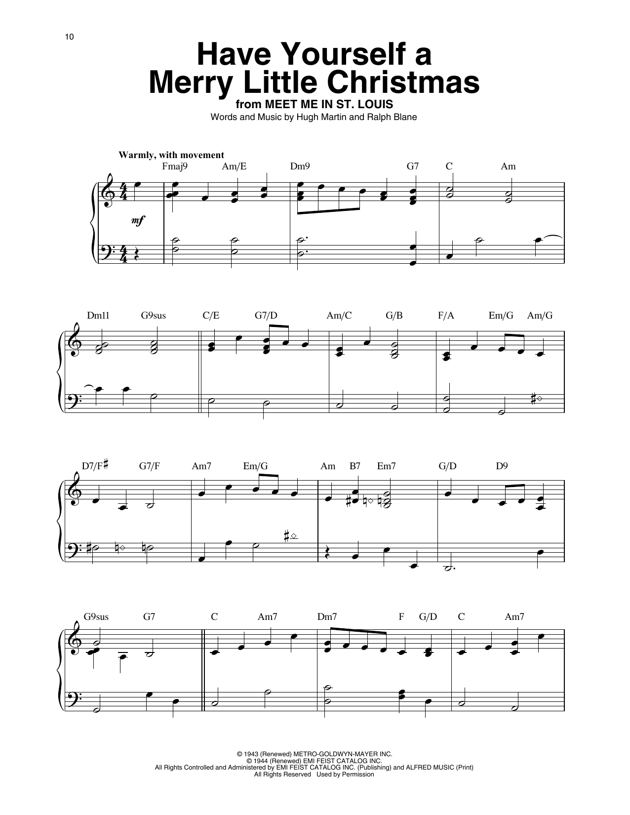 Download Hugh Martin Have Yourself A Merry Little Christmas (arr. Maeve Gilchrist) Sheet Music and learn how to play Harp PDF digital score in minutes