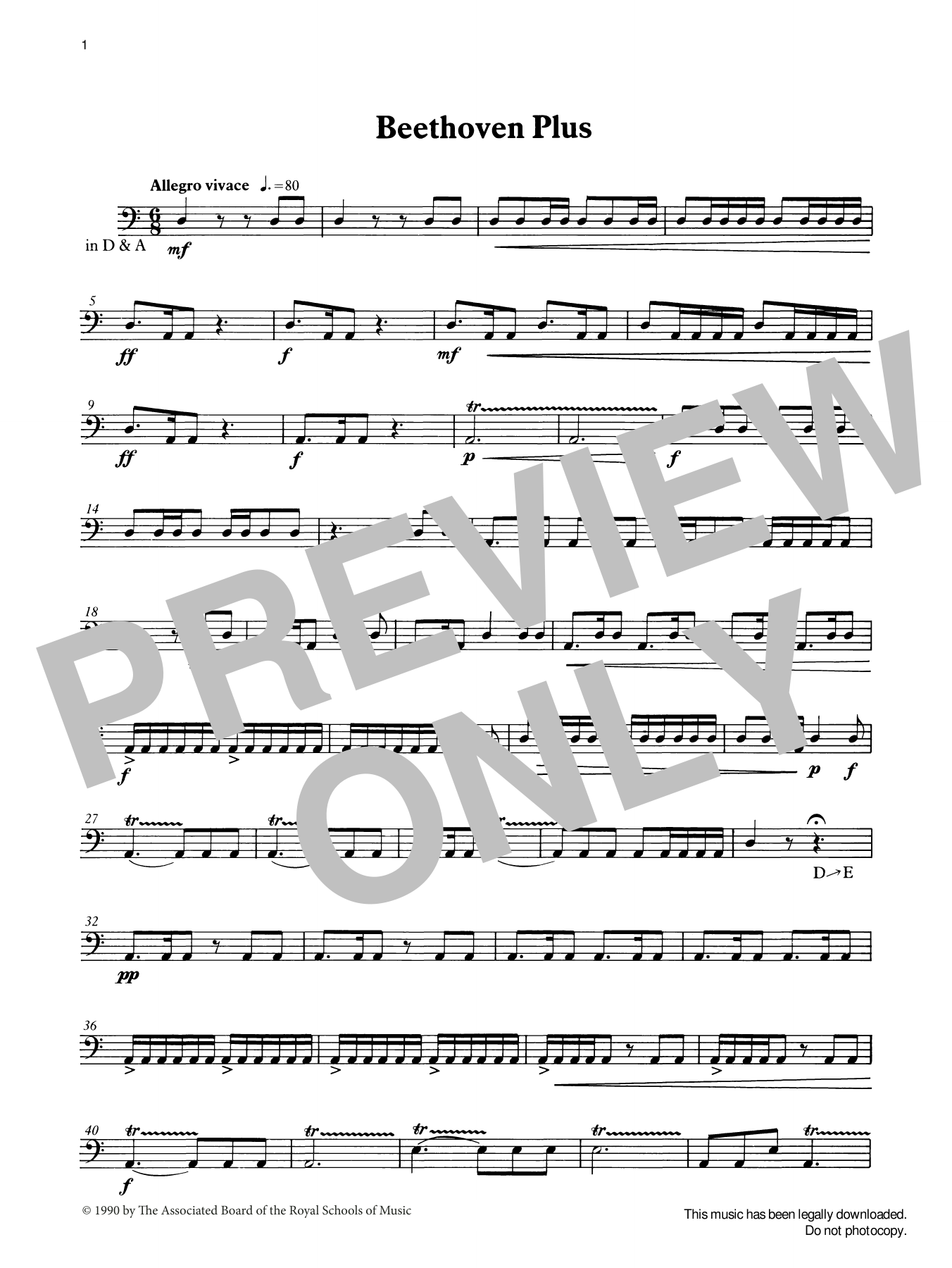 Download Ian Wright Beethoven Plus from Graded Music for Timpani, Book III Sheet Music and learn how to play Percussion Solo PDF digital score in minutes