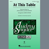 Download or print Idina Menzel At This Table (arr. Audrey Snyder) Sheet Music Printable PDF -page score for Ballad / arranged SSA Choir SKU: 510678.