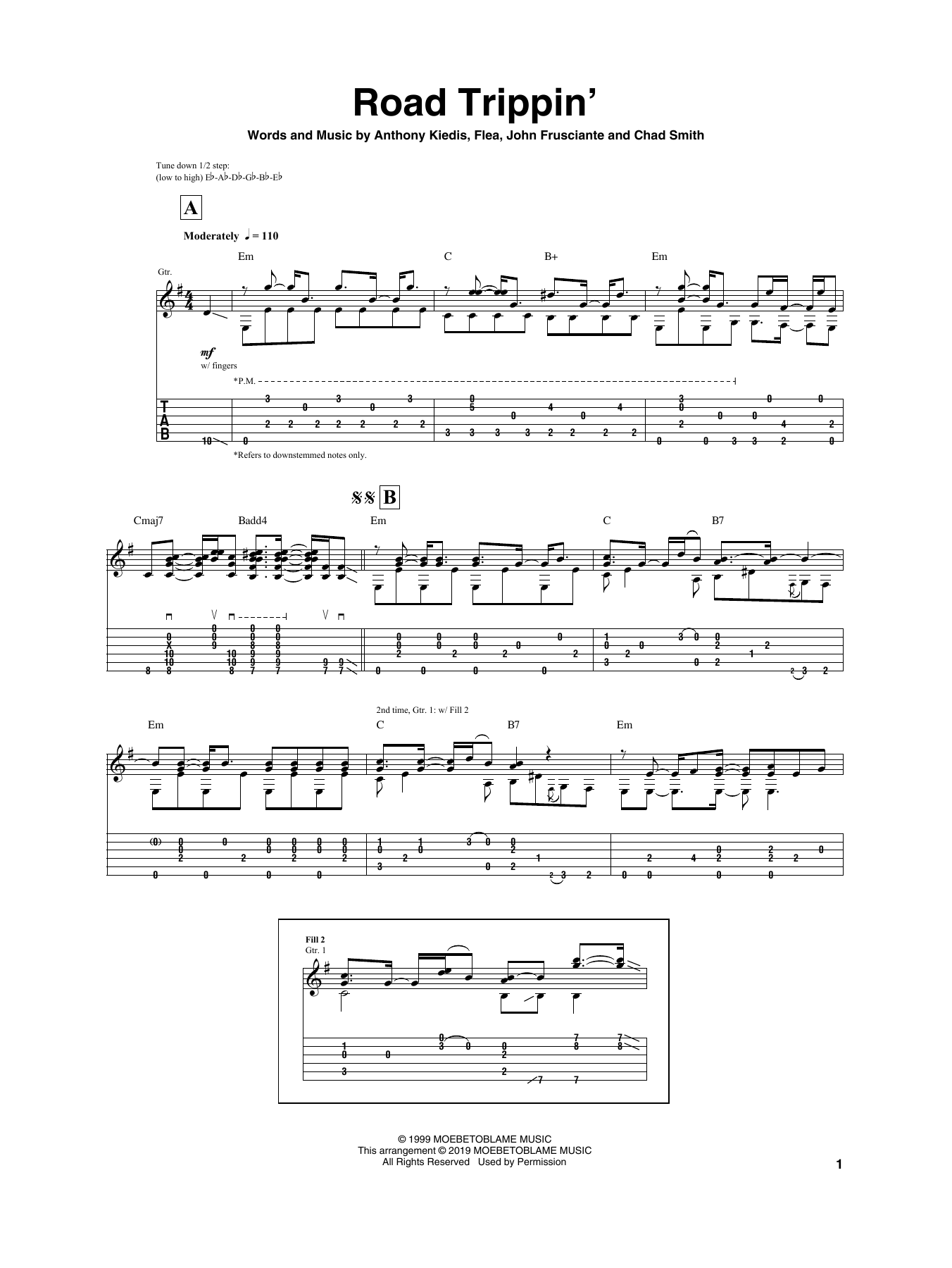 Download Igor Presnyakov Road Trippin' Sheet Music and learn how to play Guitar Tab PDF digital score in minutes