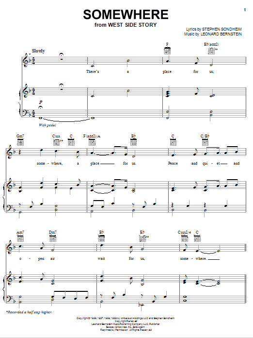 Download Il Divo Somewhere Sheet Music and learn how to play Piano, Vocal & Guitar (Right-Hand Melody) PDF digital score in minutes