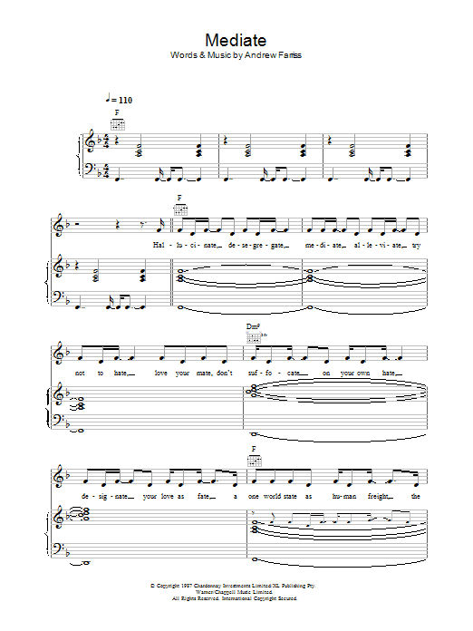 Download INXS Mediate Sheet Music and learn how to play Piano, Vocal & Guitar PDF digital score in minutes