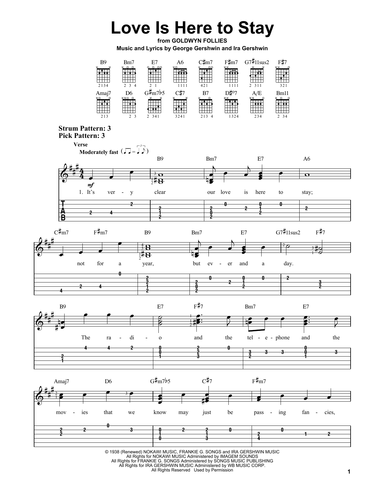 Download George Gershwin Love Is Here To Stay Sheet Music and learn how to play French Horn PDF digital score in minutes