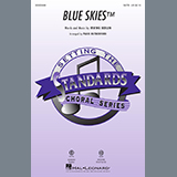 Download or print Irving Berlin Blue Skies (arr. Paris Rutherford) Sheet Music Printable PDF -page score for Jazz / arranged SATB Choir SKU: 432400.