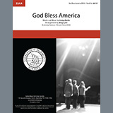 Download or print Irving Berlin God Bless America (arr. Greg Lyne) Sheet Music Printable PDF -page score for Patriotic / arranged SSAA Choir SKU: 474870.