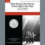 Download or print Irving Berlin How Deep Is The Ocean (How High Is the Sky) (arr. Rob Hopkins) Sheet Music Printable PDF -page score for Standards / arranged TTBB Choir SKU: 474896.