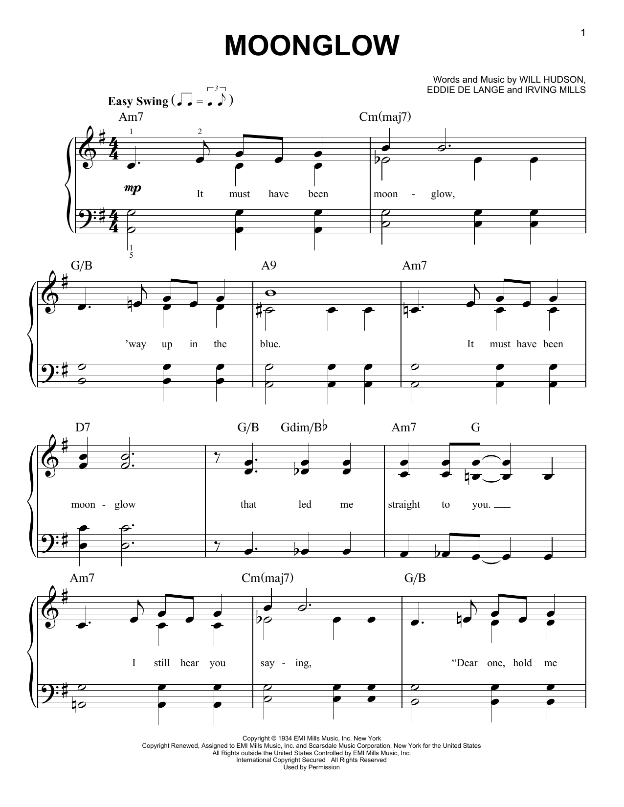 Download Irving Mills Sheet Music and learn how to play Organ PDF score in minutes
