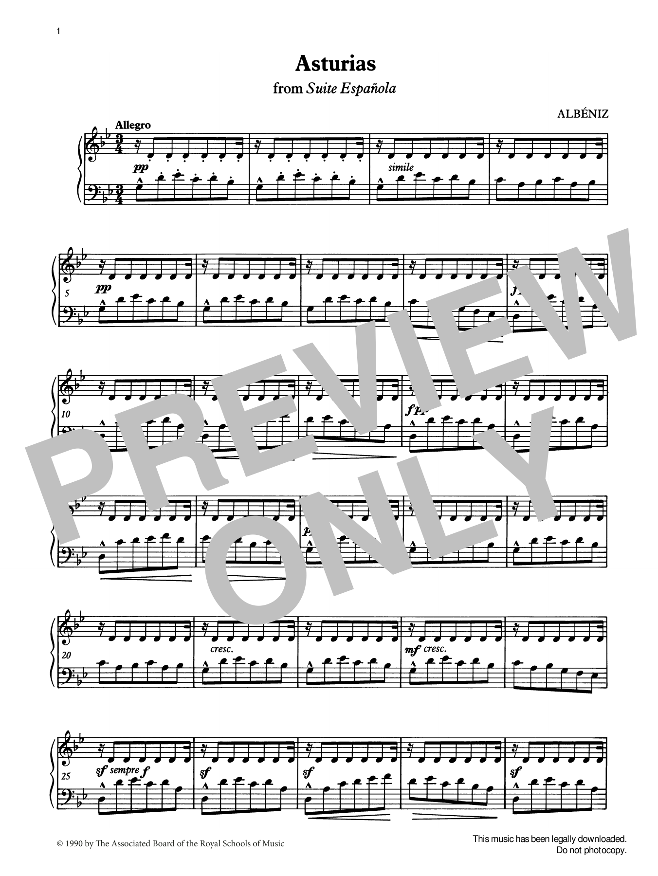 Download Isaac Albeniz Asturias from Graded Music for Tuned Percussion, Book IV Sheet Music and learn how to play Percussion Solo PDF digital score in minutes