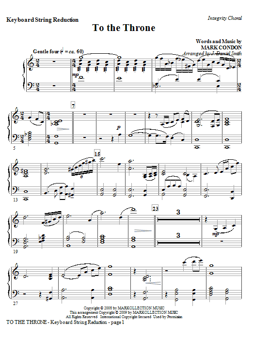 Download J. Daniel Smith To The Throne - Rhythm Sheet Music and learn how to play Choir Instrumental Pak PDF digital score in minutes