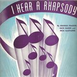 Download or print Jack Baker I Hear A Rhapsody Sheet Music Printable PDF -page score for Jazz / arranged Real Book - Melody, Lyrics & Chords - C Instruments SKU: 61107.
