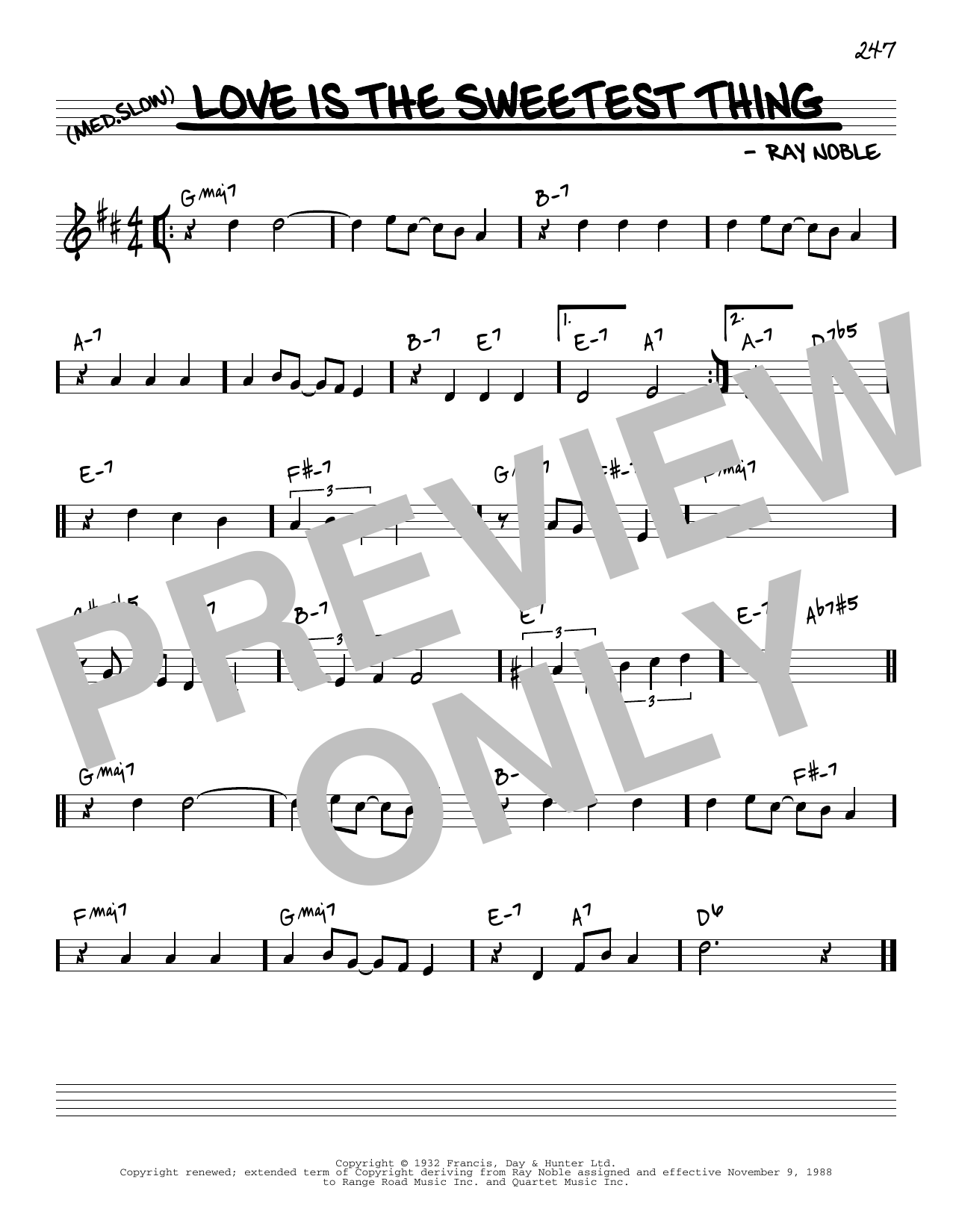 Download Jack Grassel Love Is The Sweetest Thing [Reharmonized version] (arr. Jack Grassel) Sheet Music and learn how to play Real Book – Melody & Chords PDF digital score in minutes
