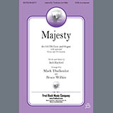 Download or print Jack Hayford Majesty (arr. Mark Thallander and Bruce Wilkin) Sheet Music Printable PDF -page score for Concert / arranged SATB Choir SKU: 1728228.