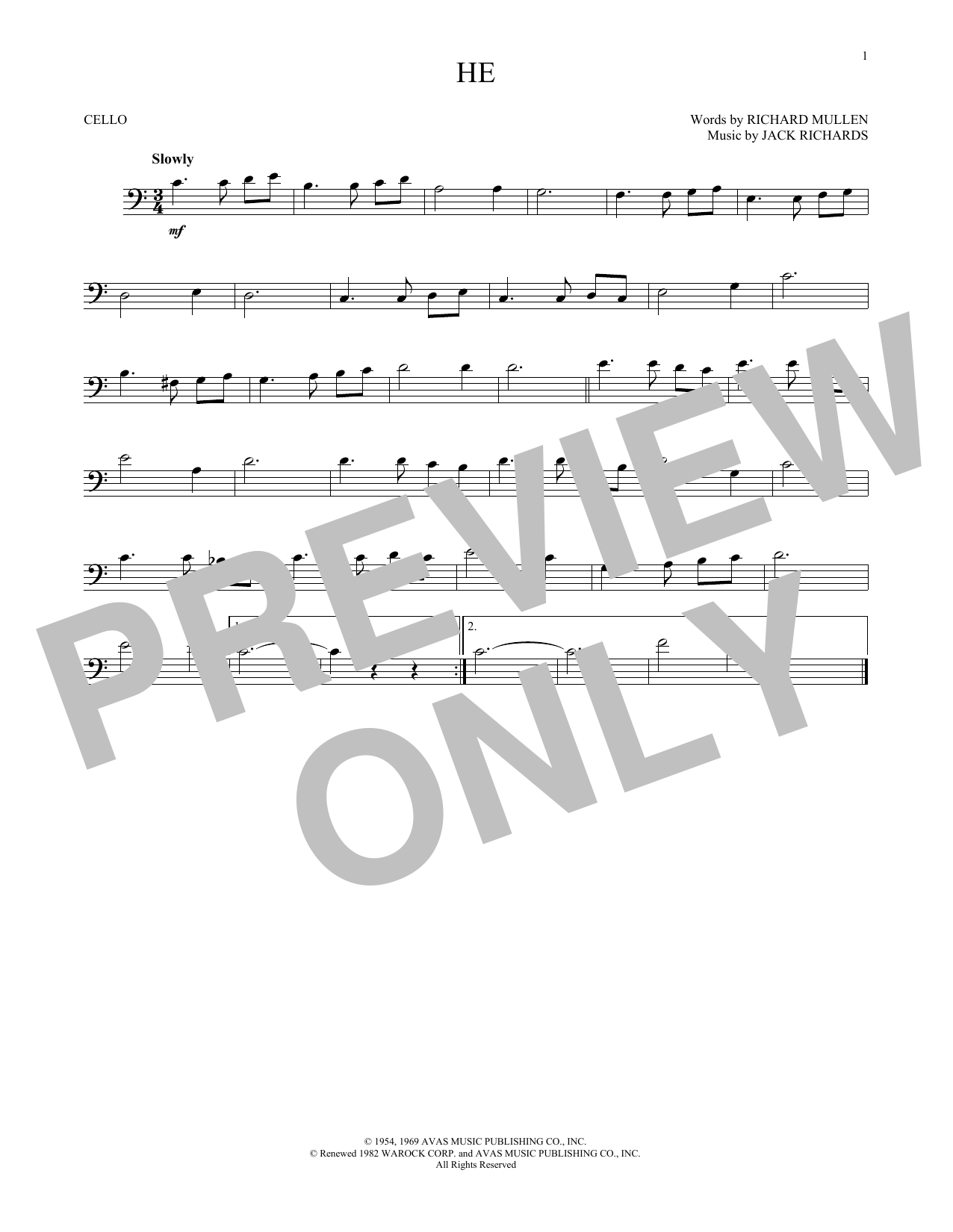 Download Jack Richards He Sheet Music and learn how to play Trombone PDF digital score in minutes