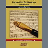 Download or print James Barnes Concertino for Bassoon (Solo / Piano Reduction) Sheet Music Printable PDF -page score for Concert / arranged Woodwind Solo SKU: 1630500.