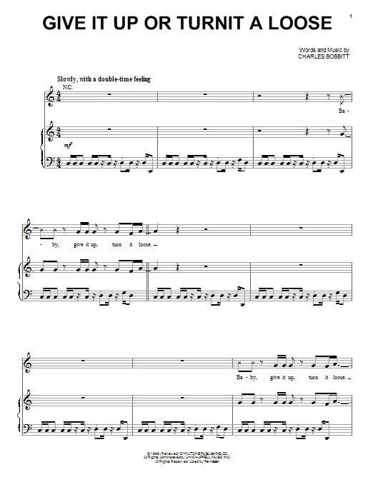 Download James Brown Give It Up Or Turnit A Loose Sheet Music and learn how to play Guitar Tab PDF digital score in minutes