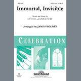 Download or print James Koerts Immortal, Invisible Sheet Music Printable PDF -page score for Concert / arranged SATB Choir SKU: 296310.