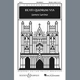 Download or print James Lavino Beati Quorum Via Sheet Music Printable PDF -page score for Concert / arranged SATB Choir SKU: 185896.