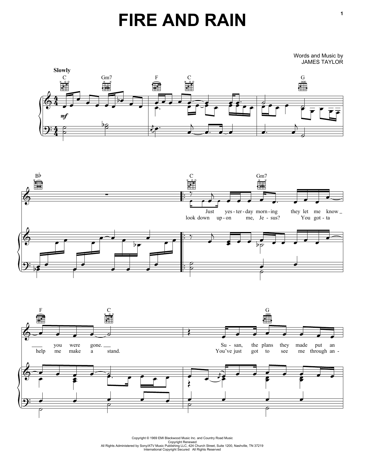 Download James Taylor Fire And Rain Sheet Music and learn how to play Cello PDF digital score in minutes