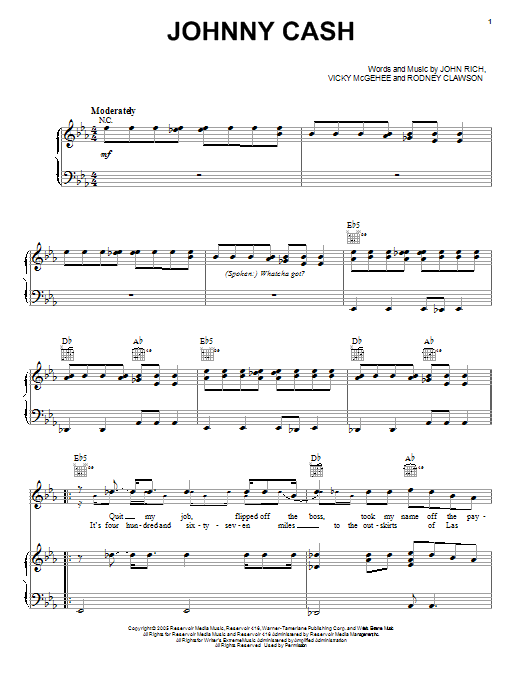 Download Jason Aldean Johnny Cash Sheet Music and learn how to play Piano, Vocal & Guitar (Right-Hand Melody) PDF digital score in minutes