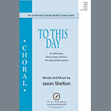 Download or print Jason Shelton To This Day - Bb Trumpet 1 Sheet Music Printable PDF -page score for Sacred / arranged Choir Instrumental Pak SKU: 442700.