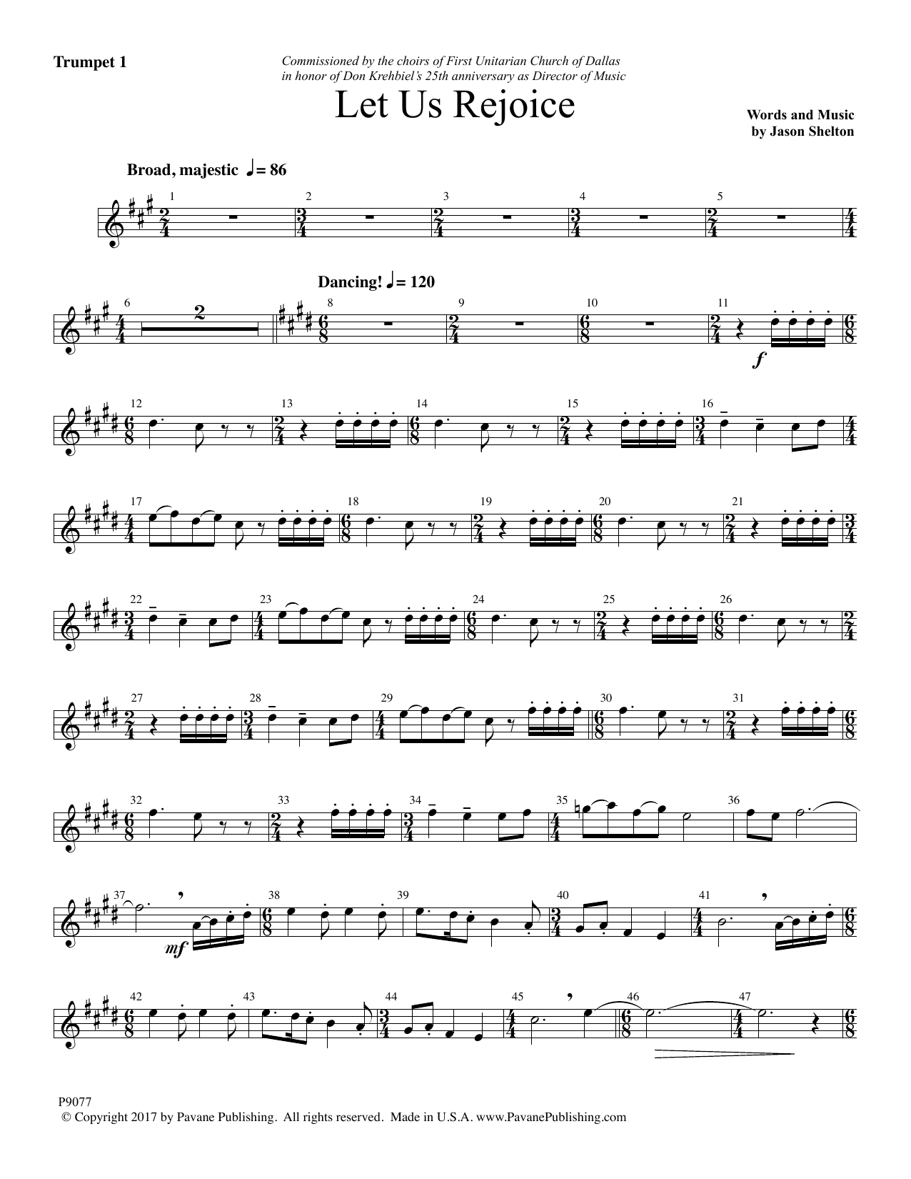 Download Jason Shelton To This Day - Bb Trumpet 1 Sheet Music and learn how to play Choir Instrumental Pak PDF digital score in minutes