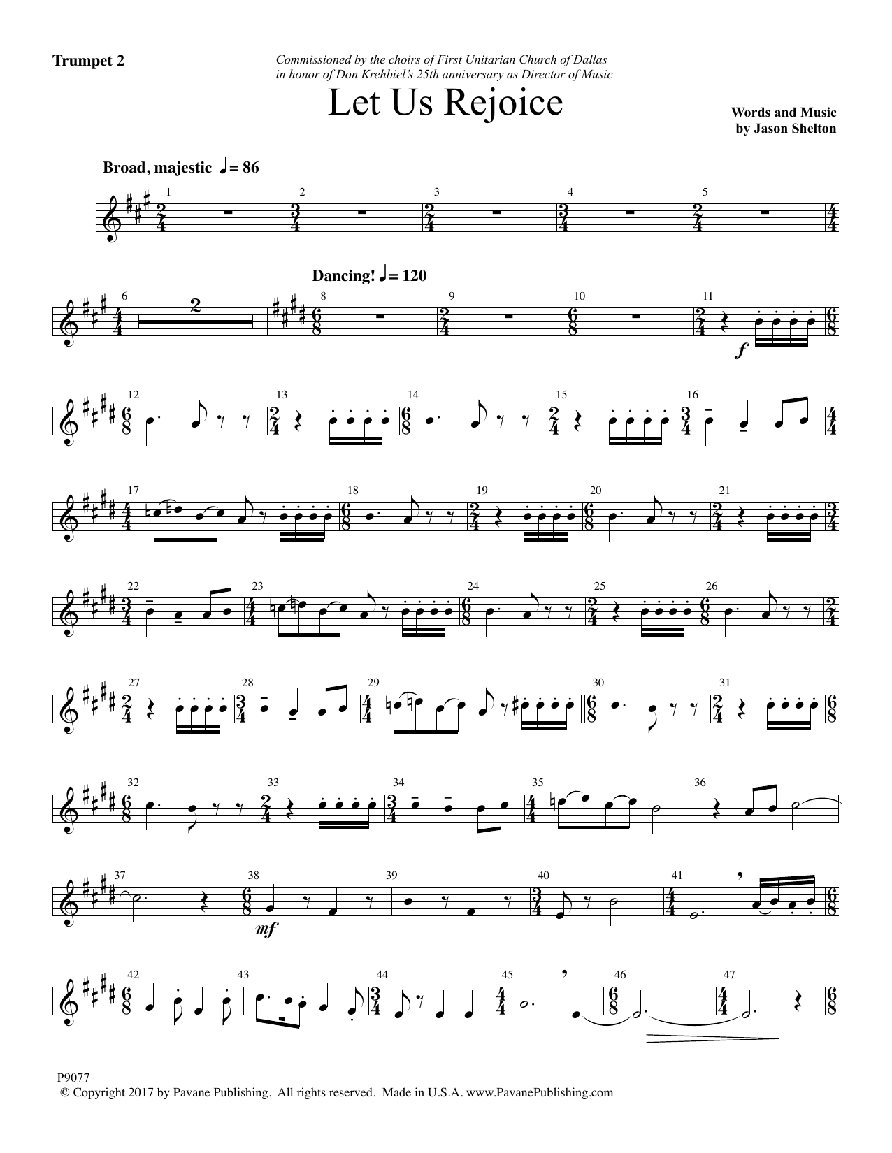 Download Jason Shelton To This Day - Trumpet 2 in Bb Sheet Music and learn how to play Choir Instrumental Pak PDF digital score in minutes