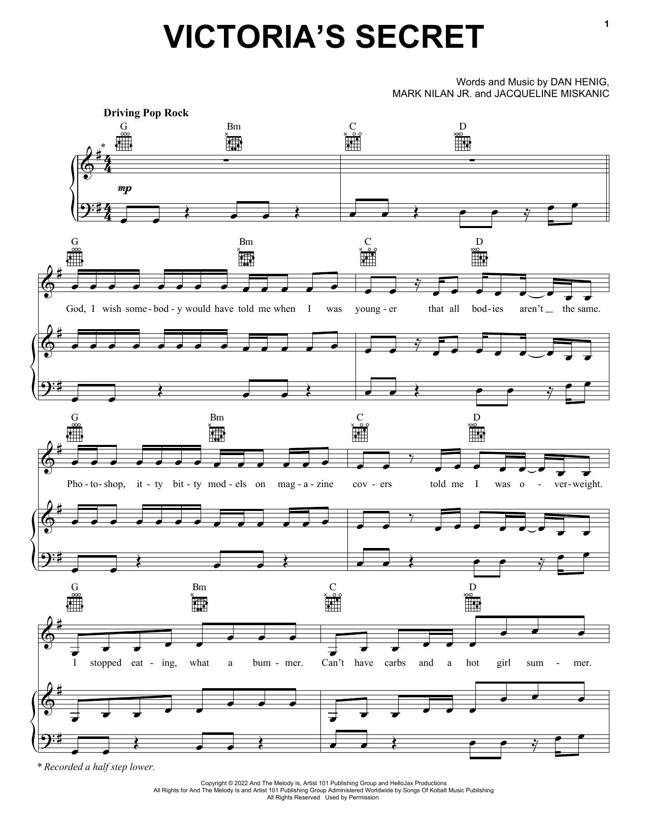 Download Jax Victoria's Secret Sheet Music and learn how to play Ukulele PDF digital score in minutes