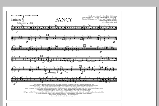 Download Jay Dawson Fancy - Baritone T.C. Sheet Music and learn how to play Marching Band PDF digital score in minutes