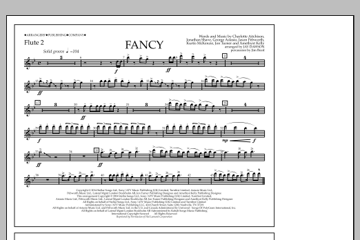 Download Jay Dawson Fancy - Flute 2 Sheet Music and learn how to play Marching Band PDF digital score in minutes