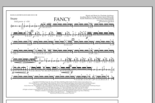 Download Jay Dawson Fancy - Snare Sheet Music and learn how to play Marching Band PDF digital score in minutes