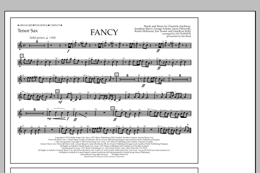Download Jay Dawson Fancy - Tenor Sax Sheet Music and learn how to play Marching Band PDF digital score in minutes
