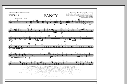 Download Jay Dawson Fancy - Trumpet 2 Sheet Music and learn how to play Marching Band PDF digital score in minutes