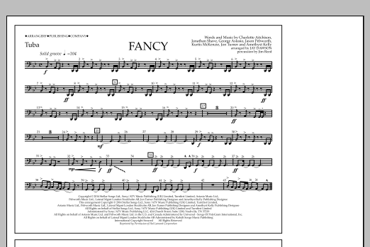 Download Jay Dawson Fancy - Tuba Sheet Music and learn how to play Marching Band PDF digital score in minutes