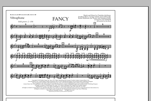 Download Jay Dawson Fancy - Vibraphone Sheet Music and learn how to play Marching Band PDF digital score in minutes