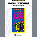 Download or print Jay Bocook March Of The Olympians - Baritone B.C. Sheet Music Printable PDF -page score for Olympics / arranged Concert Band SKU: 286834.