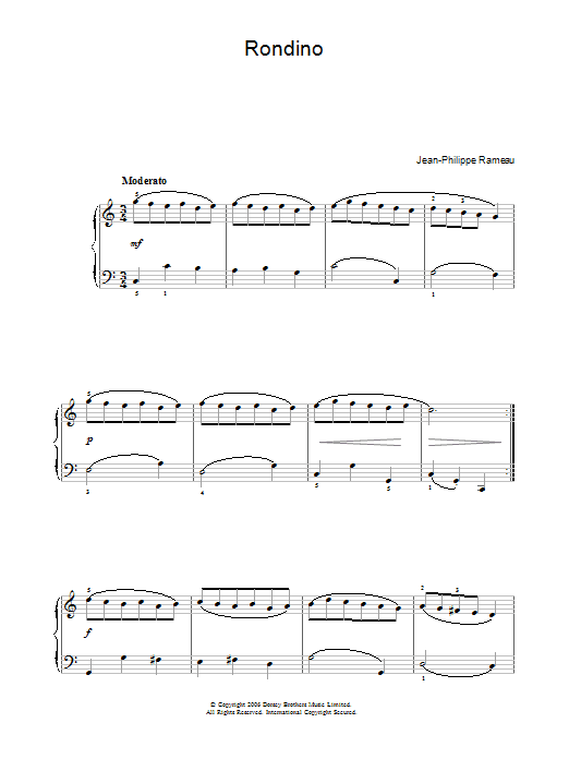 Download Jean-Philippe Rameau Rondino Sheet Music and learn how to play Guitar Tab PDF digital score in minutes