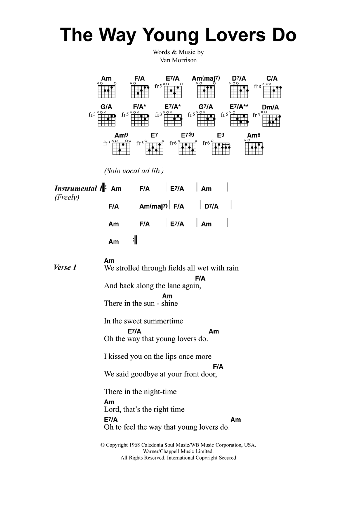 Download Jeff Buckley The Way Young Lovers Do Sheet Music and learn how to play Lyrics & Chords PDF digital score in minutes