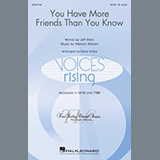 Download or print Jeff Marx and Mervyn Warren You Have More Friends Than You Know (arr. Dave Volpe) Sheet Music Printable PDF -page score for Inspirational / arranged SATB Choir SKU: 448270.