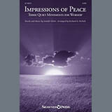 Download or print Jennifer Klein Impressions Of Peace (arr. Richard A. Nichols) Sheet Music Printable PDF -page score for Sacred / arranged SATB Choir SKU: 1789593.