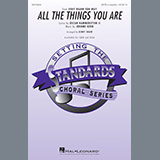 Download or print Jerome Kern All The Things You Are (arr. Kirby Shaw) Sheet Music Printable PDF -page score for Jazz / arranged SATB SKU: 184832.