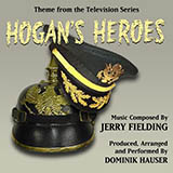 Download or print Jerry Fielding Hogan's Heroes March Sheet Music Printable PDF -page score for Film/TV / arranged 5-Finger Piano SKU: 1367888.