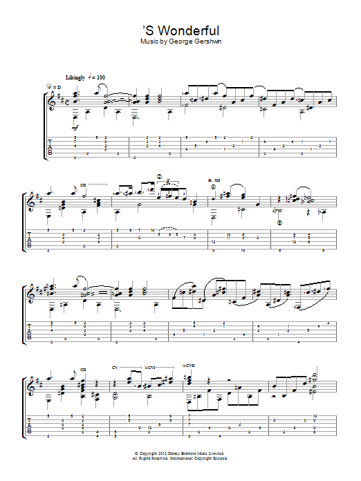 Download Jerry Willard 'S Wonderful Sheet Music and learn how to play Guitar PDF digital score in minutes