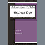 Download or print Jesse Beulke Exultate Deo Sheet Music Printable PDF -page score for Concert / arranged SATB Choir SKU: 431023.