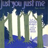Download or print Jesse Greer Just You, Just Me Sheet Music Printable PDF -page score for Standards / arranged Easy Piano SKU: 408404.