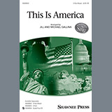 Download or print Jill and Michael Gallina America, The Beautiful Sheet Music Printable PDF -page score for Folk / arranged 2-Part Choir SKU: 156937.