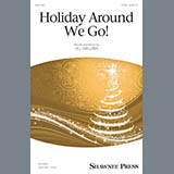 Download or print Jill Gallina Holiday Around We Go! Sheet Music Printable PDF -page score for Christmas / arranged 2-Part Choir SKU: 195597.