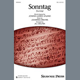 Download or print Johannes Brahms Sonntag (arr. Jill Gallina) Sheet Music Printable PDF -page score for Concert / arranged SSA SKU: 152229.